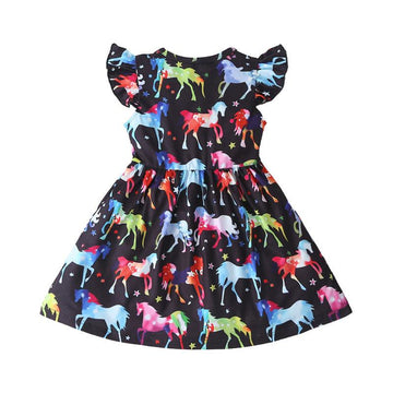 Tunique licorne volantée fille