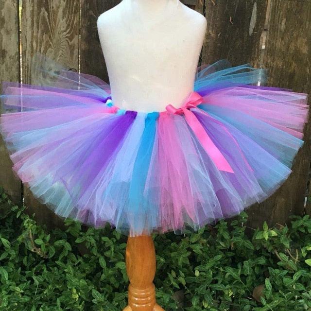Tutu licorne multicolore enfant 
