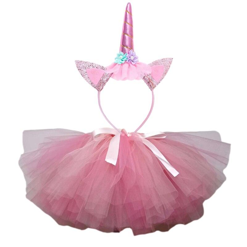 Tutu licorne rose