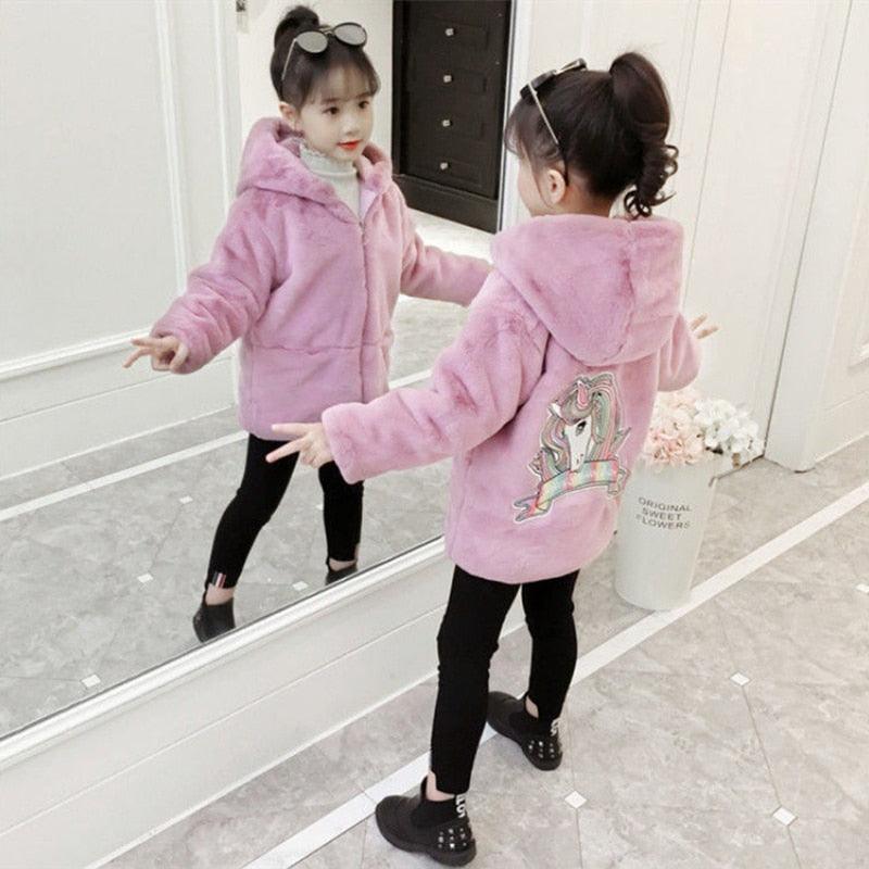 Veste Fourrure Licorne - Licorne