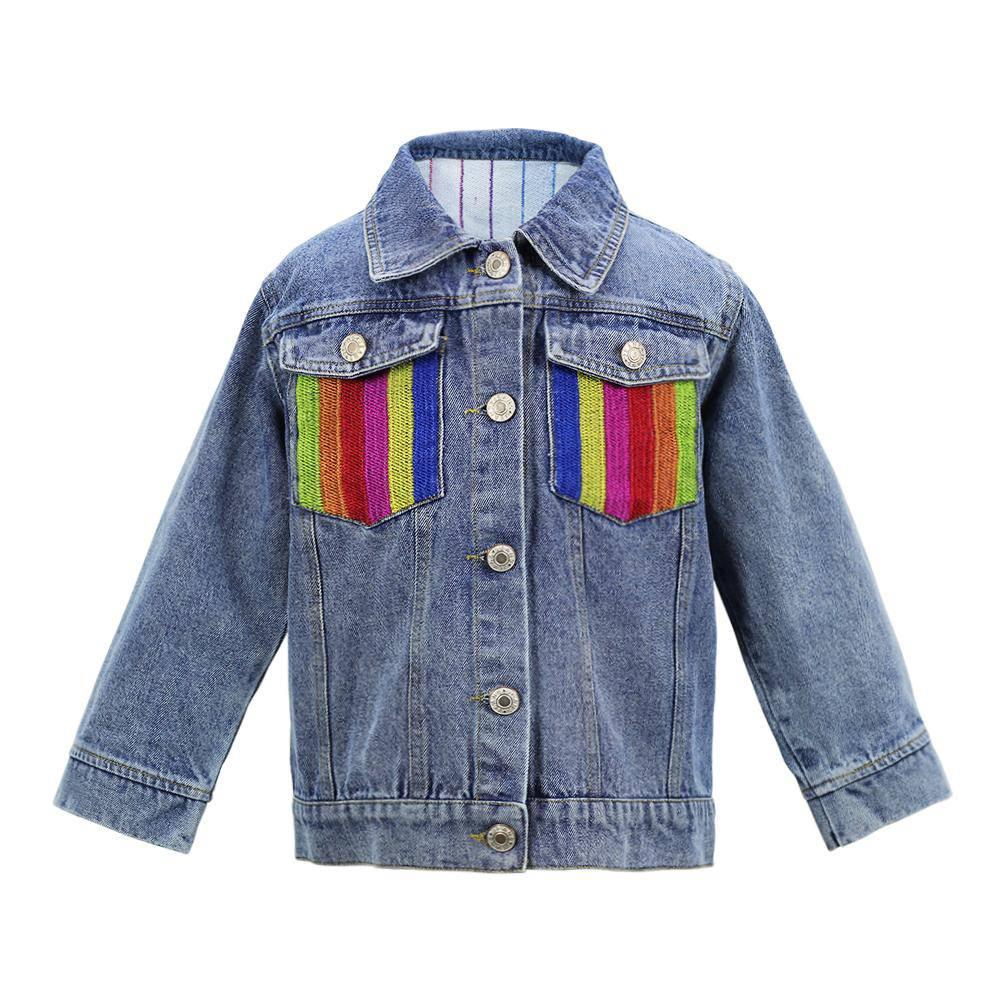 Veste Jean Licorne et Arc-en-ciel - Une Licorne