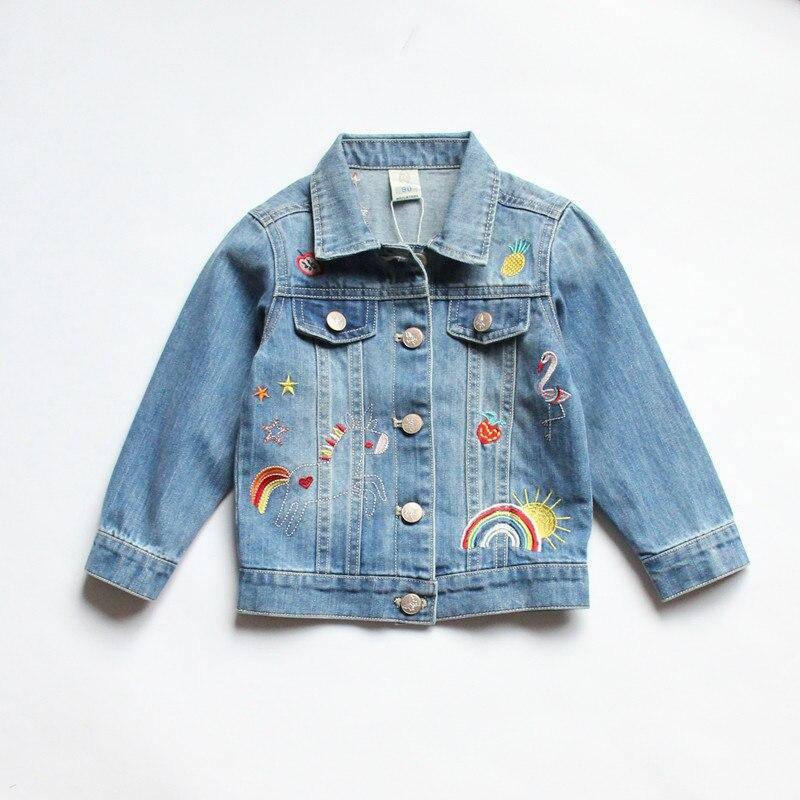 Veste Licorne Fille en Jean - Une Licorne